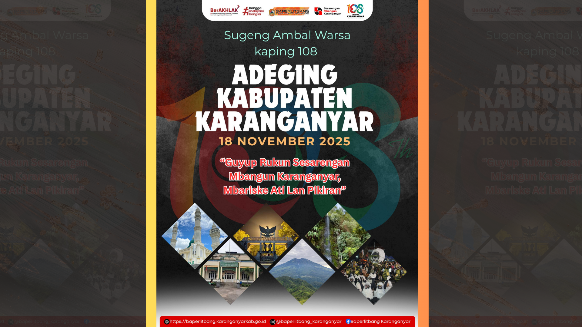 Upacara Hari jadi ke-108 kabupaten karanganyar